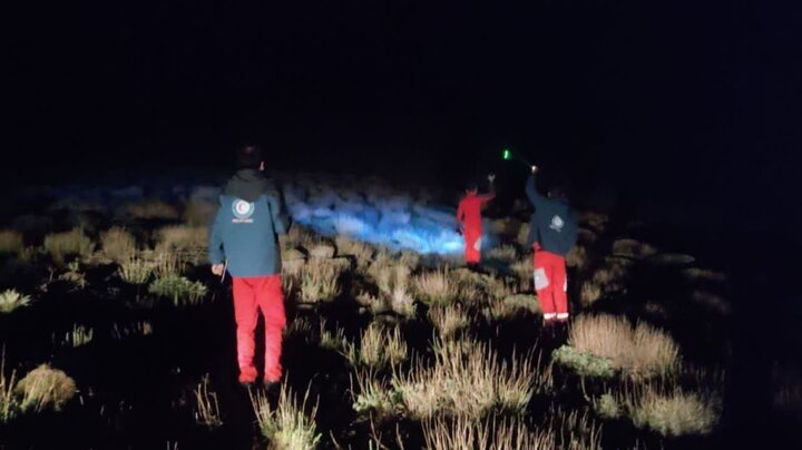 امدادرسانی به مصدوم گرفتار در کوههای منطقه شلیل