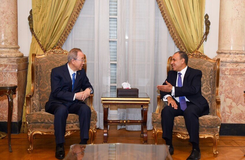 مصر،ملل،سازمان،تاكيد،مون،بان،غزه،تحولات،صلح