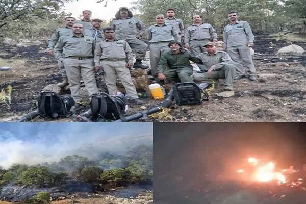 ۲۰ هکتار از مراتع منطقه حفاظت شده «اشترانکوه» دچار آتشسوزی شد