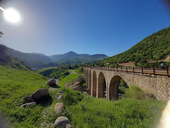 بالفيديو، الجسر التاريخي "صالح حميد" في لورستان