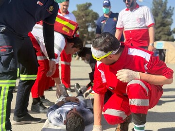 امدادرسانی هلال‌احمر به ۵۹۳ حادثه‌دیده در ۷۲ ساعت گذشته