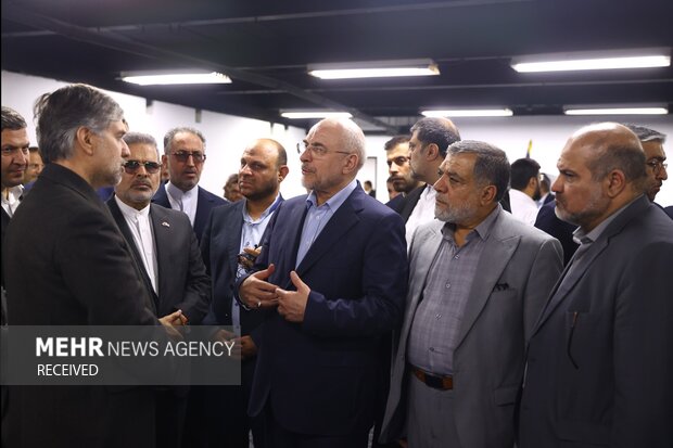 بازدید رئیس مجلس شورای اسلامی از مرکز فناوری ایران در کاراکاس