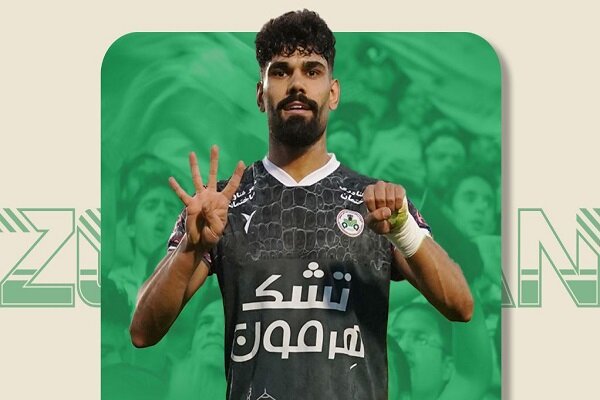 قرارداد مهاجم ذوب آهن تمدید شد
