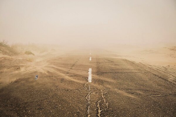 کاهش شدید دید در پی طوفان مسیر زابل – زاهدان