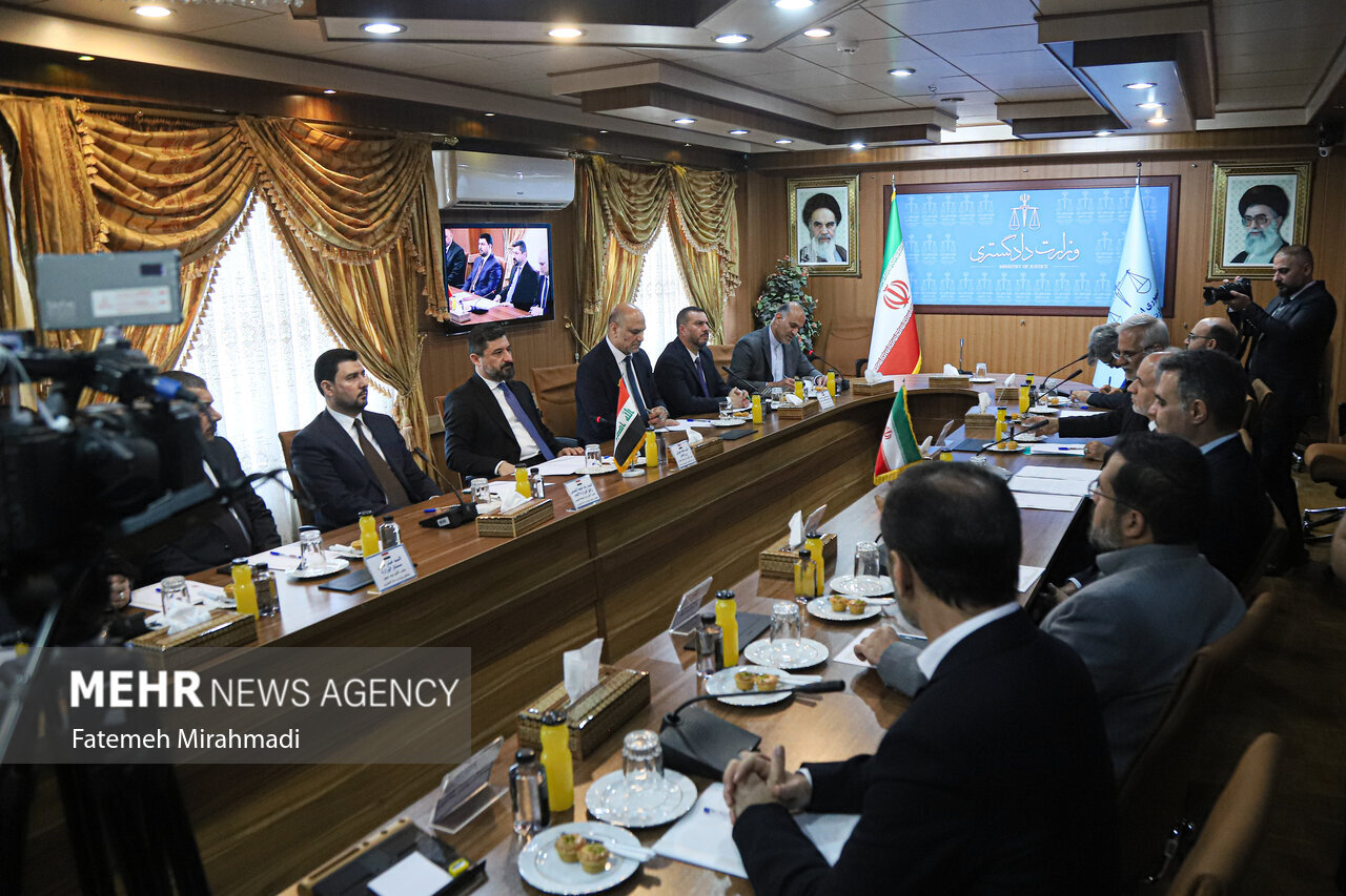 وزير العدل الإيراني يستقبل نظيره العراقي