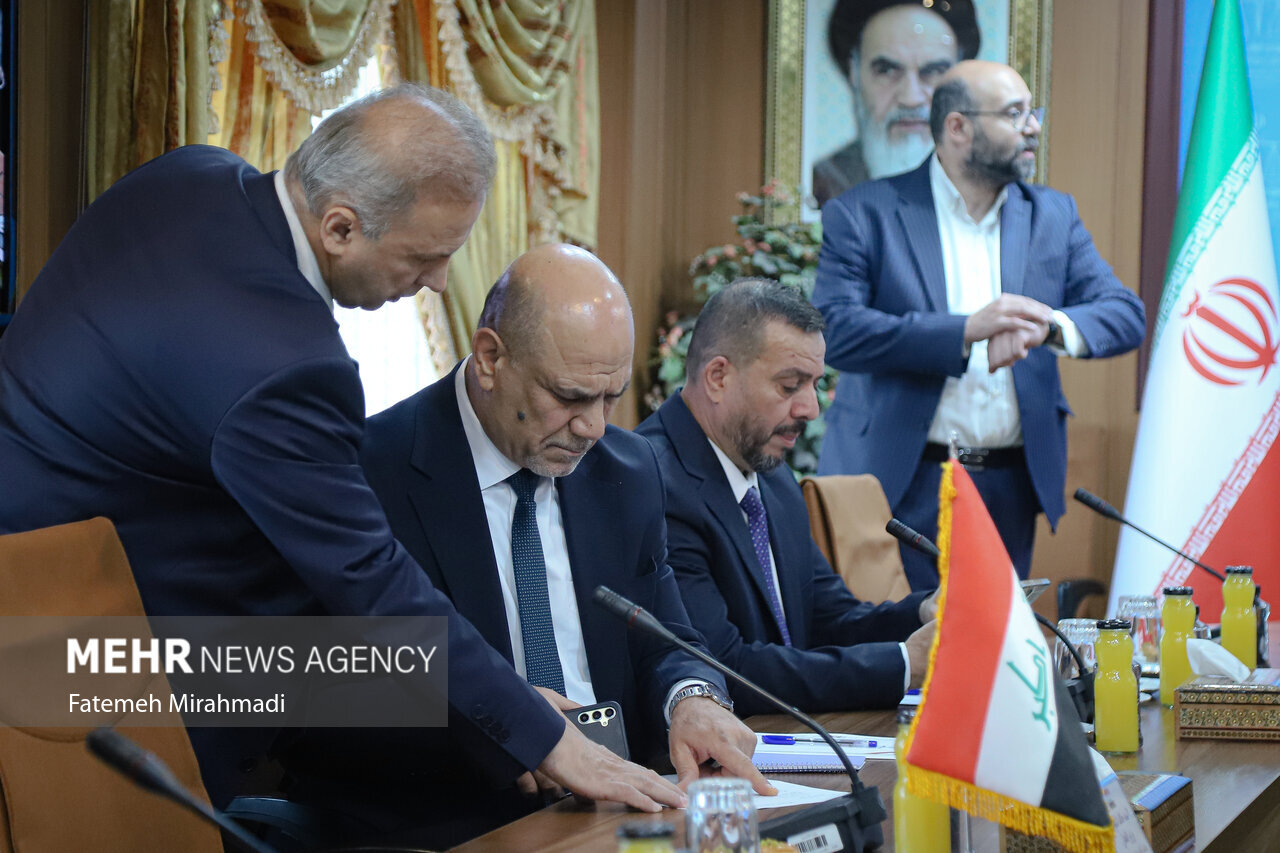 وزير العدل الإيراني يستقبل نظيره العراقي