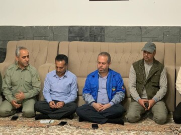 ستاد فرماندهی اطفای حریق جنگل گلستان در نزدیکی محل آتش‌سوزی مستقر شد