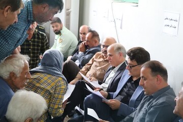 میز خدمت جهادی در روستای شالماء شفت برگزار شد