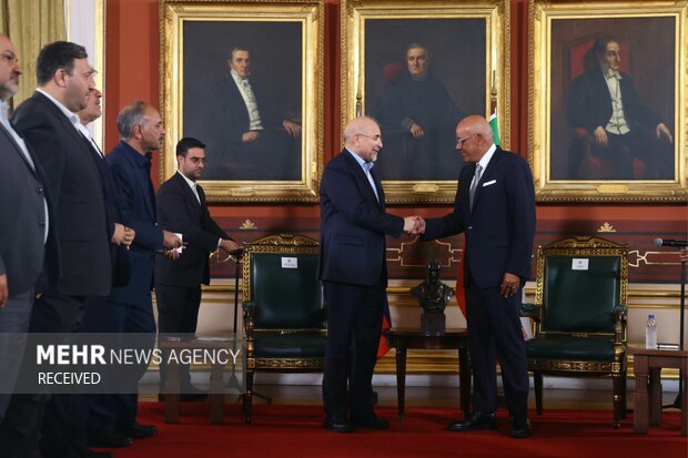 Iran’s Parl. Speaker Ghalibaf's meeting in Venezuela
