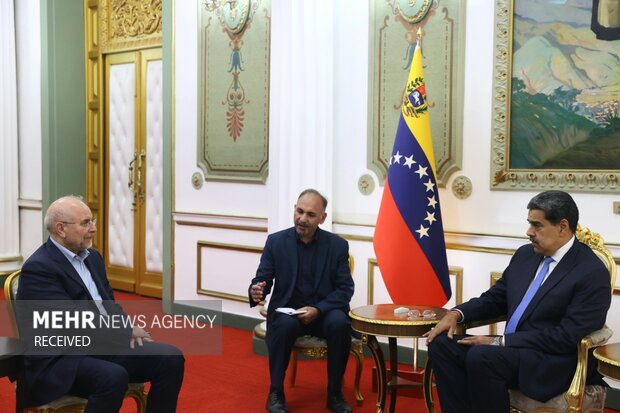 Iran’s Parl. Speaker Ghalibaf's meeting in Venezuela
