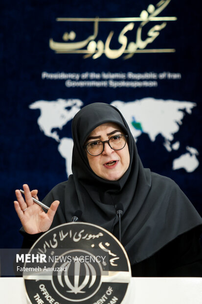 نشست خبری سخنگوی دولت