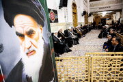 مراسم سالگرد ارتحال امام خمینی در حرم بانوی کرامت