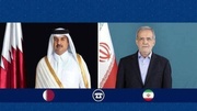 تأکید ایران و قطر بر تلاش مشترک برای توقف جنایات در غزه