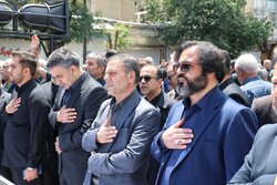 دسته عزاداری حسینیه اعظم زنجان در سالگرد ارتحال امام خمینی(ره)