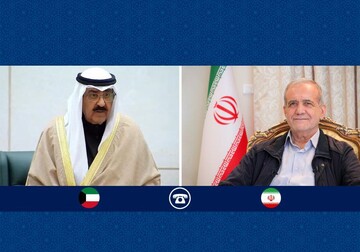 في حوار مع أمير الكويت..بزشكيان: نعتبر التقارب مع الأمة الإسلامية مهمة استراتيجية