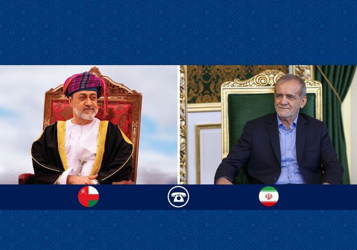 Umman Sultanı'ndan Pezeşkiyan'a bayram telefonu