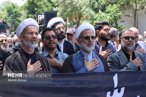 دسته عزاداری سالگرد ارتحال امام خمینی (ره) در زنجان