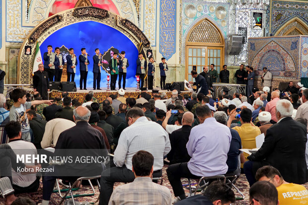 مراسم سالگرد ارتحال امام خمینی (ره) در حرم امام رضا(ع)