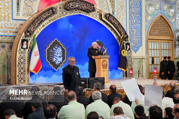 مراسم سالگرد ارتحال امام خمینی (ره) در حرم امام رضا(ع)