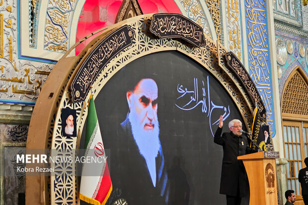 مراسم سالگرد ارتحال امام خمینی (ره) در حرم امام رضا(ع)