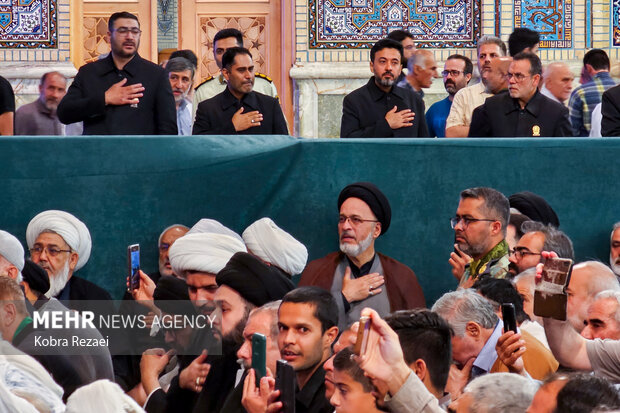 مراسم سالگرد ارتحال امام خمینی (ره) در حرم امام رضا(ع)
