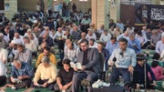 قرائت دعای عرفه در مصلای جمعه گناوه