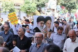 مردم ورامین با حضور پرشور در مراسم پانزده خرداد، حماسه‌ای دیگر آفریدند