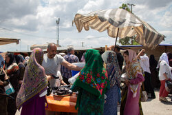 بازار آق‌قلا  در آستانه عید قربان