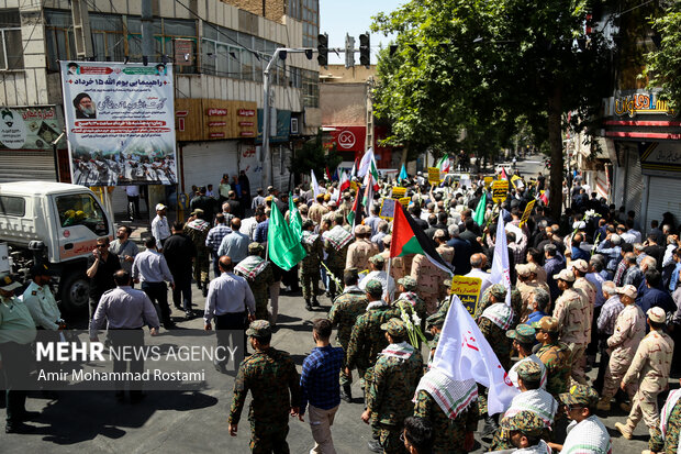 راهپیمایی بزرگداشت سالروز قیام تاریخی ۱۵ خرداد در ورامین