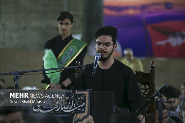 محفل معنوی دعای عرفه در اهواز