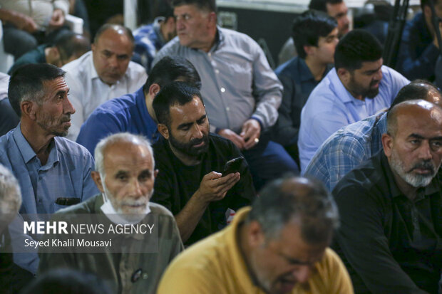 محفل معنوی دعای عرفه در اهواز