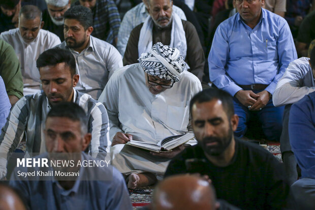 محفل معنوی دعای عرفه در اهواز
