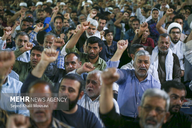 محفل معنوی دعای عرفه در اهواز