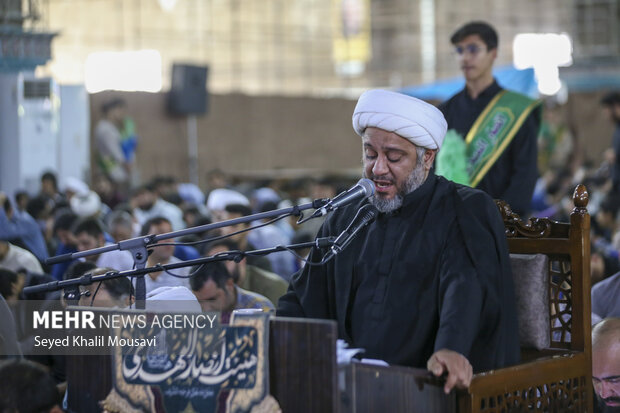 محفل معنوی دعای عرفه در اهواز