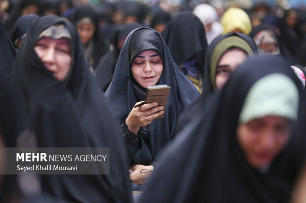 محفل معنوی دعای عرفه در اهواز