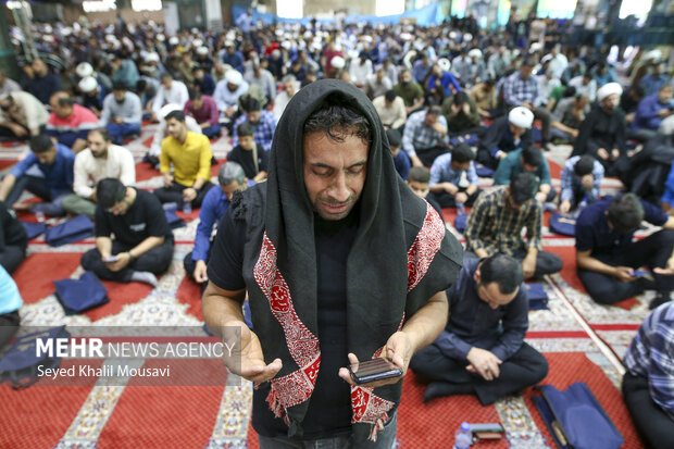 محفل معنوی دعای عرفه در اهواز