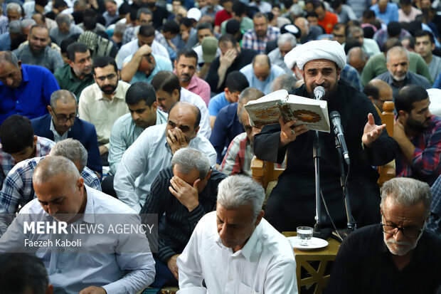 مراسم قرائت دعای عرفه در گرگان
