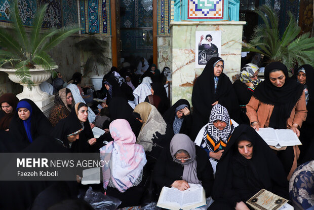 مراسم قرائت دعای عرفه در گرگان