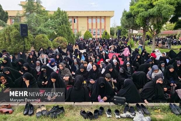 مراسم دعای عرفه در بجنورد