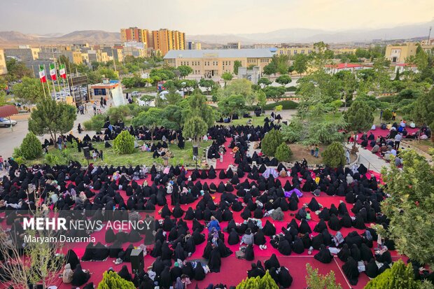 مراسم دعای عرفه در بجنورد