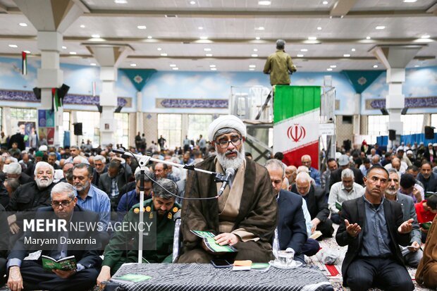 مراسم دعای عرفه در بجنورد