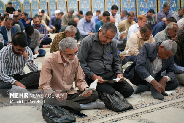 مراسم قرائت دعای عرفه در یاسوج