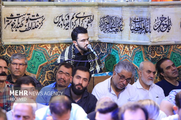 مراسم دعای عرفه در امام‌زاده صالح (ع) تهران