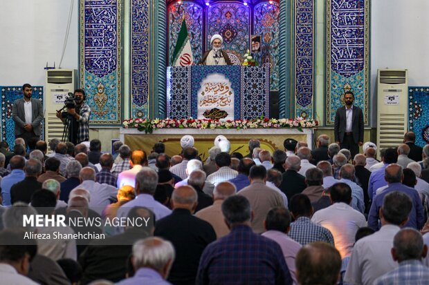 اقامه نماز عید قربان در رشت