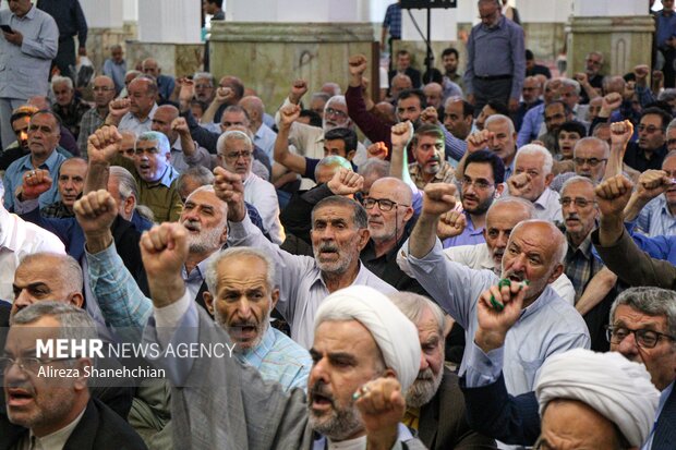 اقامه نماز عید قربان در رشت