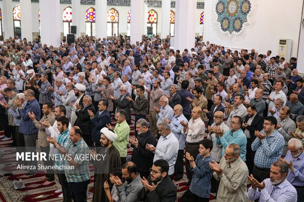 اقامه نماز عید قربان در رشت