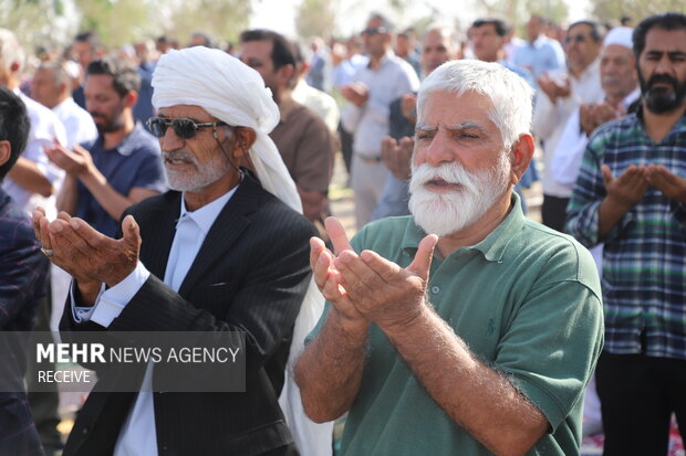 اقامه نماز عید سعید قربان در زاهدان