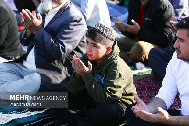 نماز عید قربان در جرگلان خراسان شمالی نماز عید قربان در جرگلان خراسان شمالی