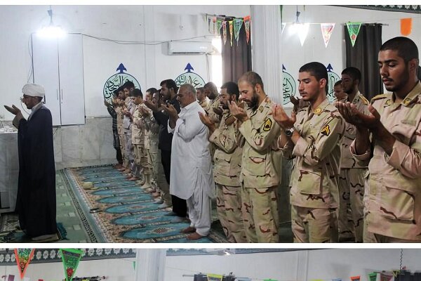 مرزداری از کشور و اقامه نماز عید در نقطه صفر مرزی