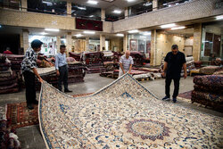 سوق السجاد في إصفهان